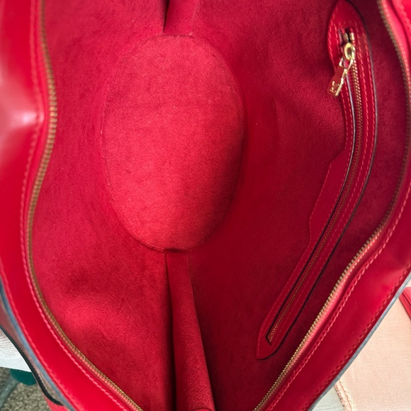 Louis Vuitton Saint Jacques GM bag & wallet in red EPI leather - Picture 10 of 16